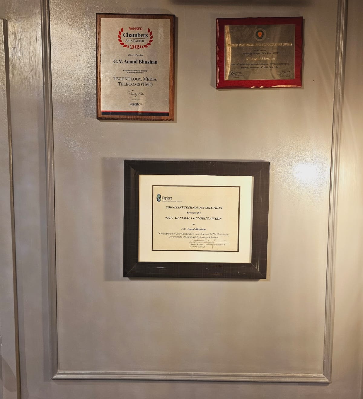 Awards Wall